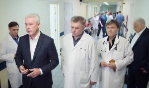 29 мая. Мэр Москвы Сергей Собянин посетил НИИ Склифосовского 29 мая. Мэр Москвы Сергей Собянин посетил НИИ Склифосовского