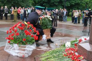 В День памяти и скорби жители района возложат цветы к Памятнику Солдату. Фото: архив, «Вечерняя Москва»