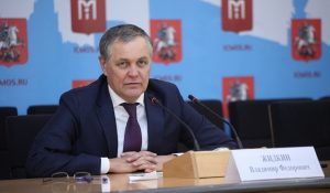 14 июня. Владимир Жидкин на пресс-конференции. Фото: Информационный центр Правительства Москвы 14 июня. Владимир Жидкин на пресс-конференции. Фото: Информационный центр Правительства Москвы