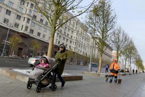 Реконструкцию Тверской планируют завершить к августу. Фото: "Вечерняя Москва"