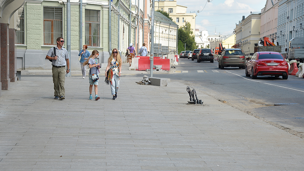 Благоустройство улиц Большая Лубянка и Петровка вышло на финишную прямую