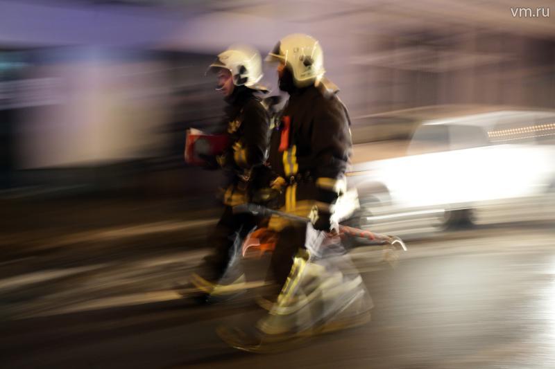 Спасатели ликвидировали пожар на юге Москвы