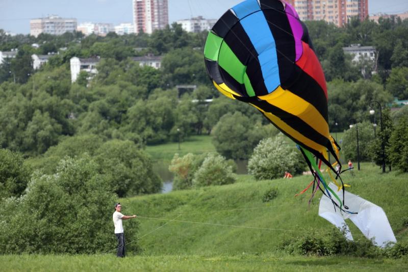 Тридцатиметровый воздушный змей взлетит над Царицынскими прудами на фестивале «Пестрое небо»