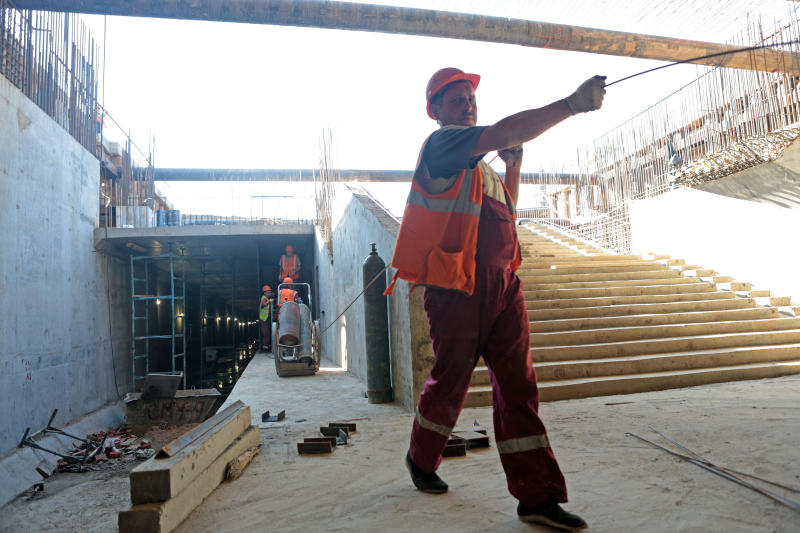 Лестничный марш в южном вестибюле станции «Коломенская» закрыли на  ремонт