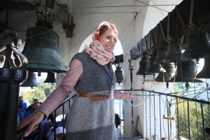 24 сентября 2017 года. На фестивале «Даниловские колокола» выступали звонари со всего мира. На фото: Елизавета Морозова из Минска. Фото: Антон Гердо 24 сентября 2017 года. На фестивале «Даниловские колокола» выступали звонари со всего мира. На фото: Елизавета Морозова из Минска. Фото: Антон Гердо