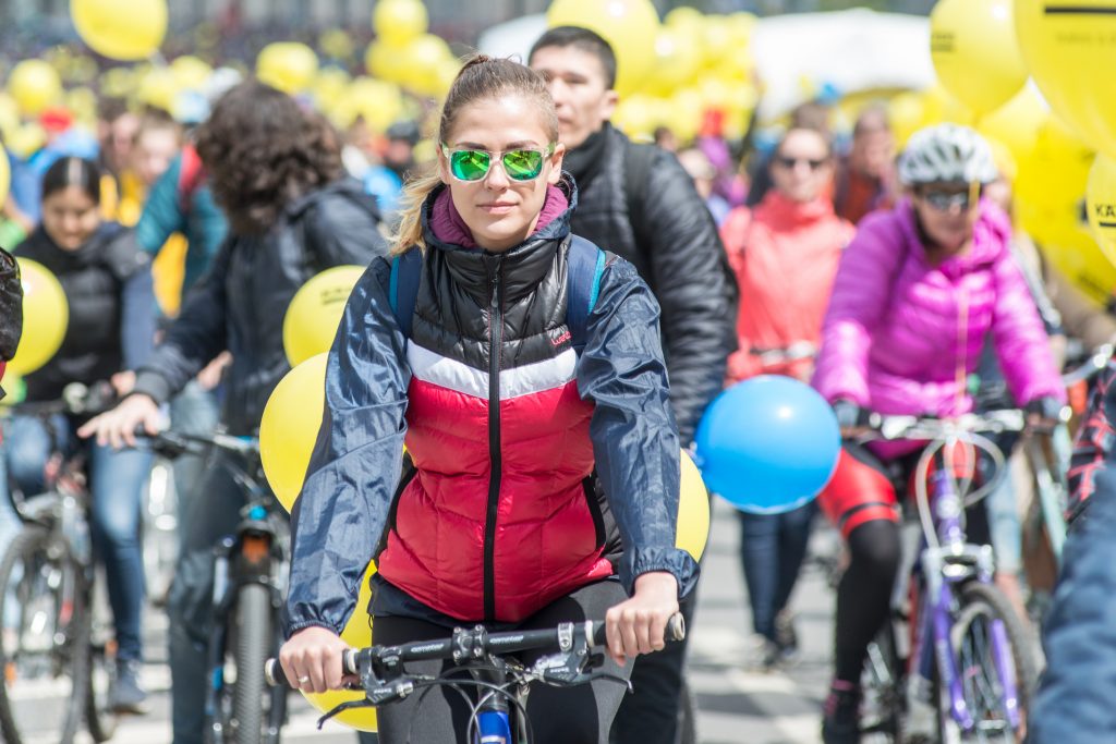 Осенний велопарад стартует в Москве на Звездном бульваре