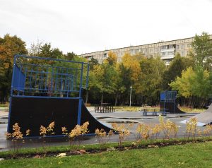 Во время благоустройства Орехового бульвара был оборудован скейт-парк. 21 июля 2017 года