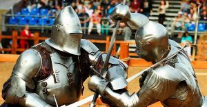 На площадке средневековой Европы сразятся настоящие рыцари. Фото: mos.ru