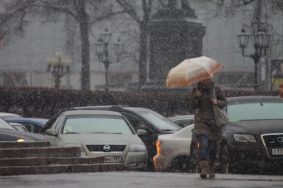 Жителей Москвы предупредили о мокром снеге и сильном ветре