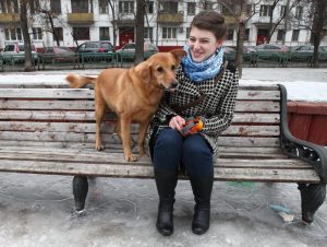 Площадку для выгула собак открыли в Москворечье-Сабурове. Фото: Павел Волков, «Вечерняя Москва»
