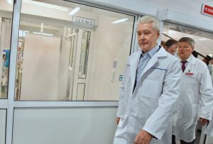 Мэр Москвы Сергей Собянин осмотрел крупнейший в России Ожоговый центр Мэр Москвы Сергей Собянин осмотрел крупнейший в России Ожоговый центр