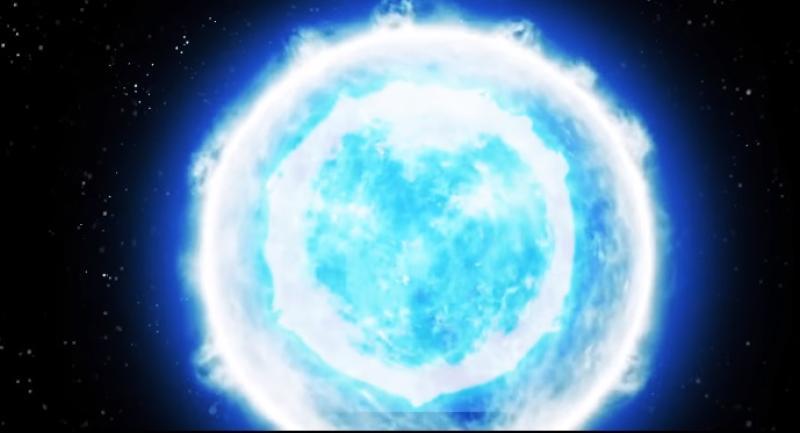 Астрономы зафиксировали мощный взрыв звезды