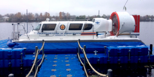 Спасательные катера-вездеходы этой зимой впервые выйдут на Москву-реку. Фото: пресс-служба Управления по ЮАО Департамента ГОЧСиПБ