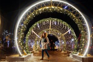 Световой тоннель и «хрустальную» елку установят в музее-заповеднике «Царицыно» под новый год. Фото: архив, «Вечерняя Москва»