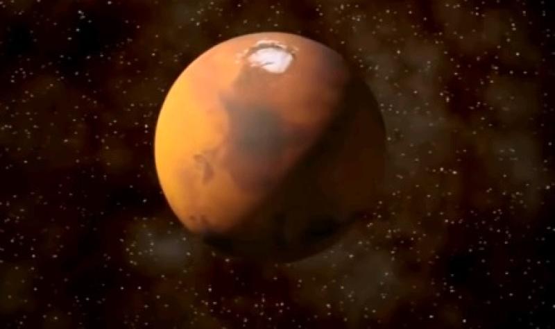 Ученые сняли Марс с уникального ракурса