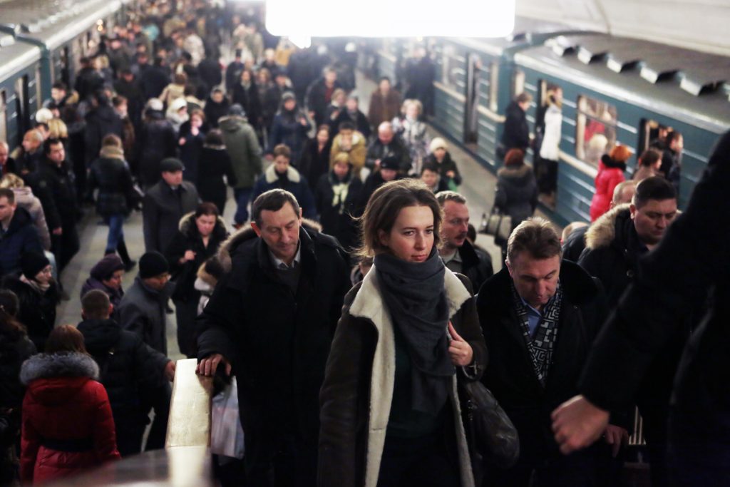 Салатовую ветку Московского метро ввели в график после сбоя