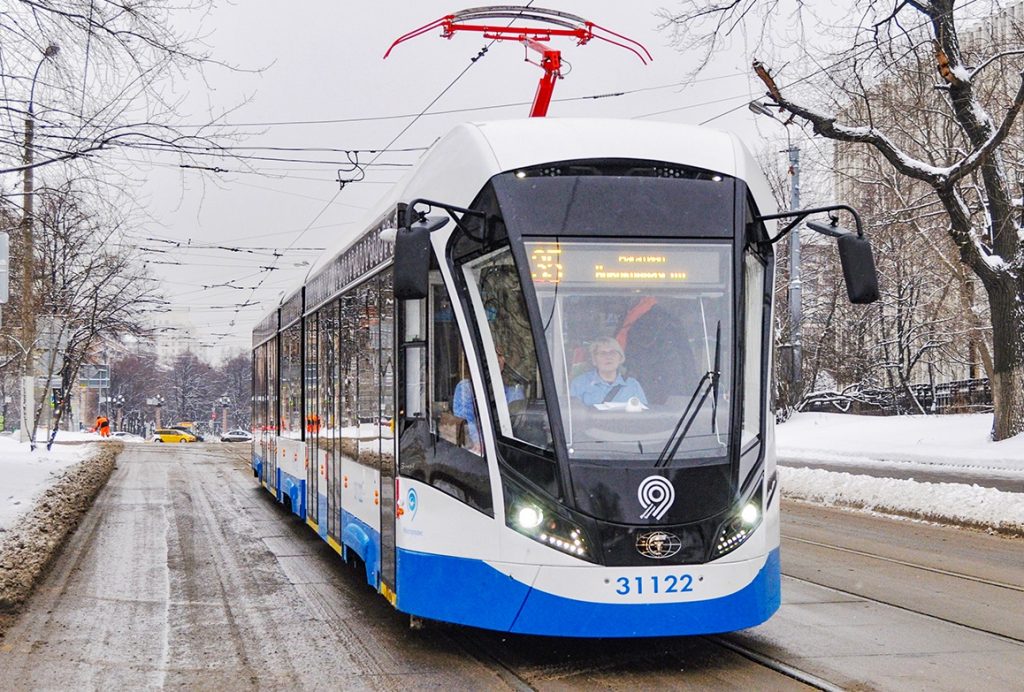 Новые трамваи «Витязь-М» вышли на маршрут «Новоконная площадь — Нагатино»