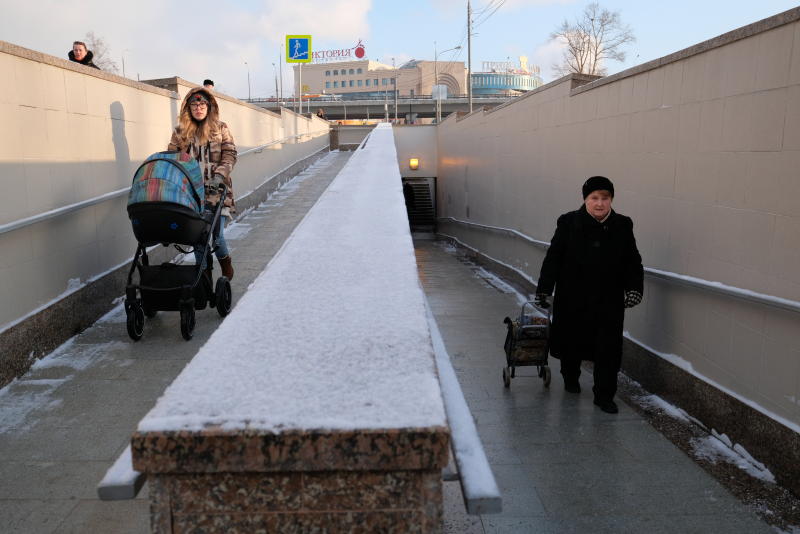 Пешеходный переход на проспекте Андропова обновят в 2018 году