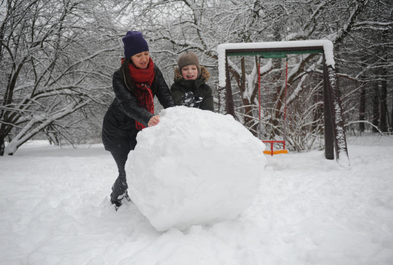 Снегопад последнего январского дня в Москве стал сильнейшим за зиму