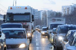 Пробки в Москве выросли до семи баллов