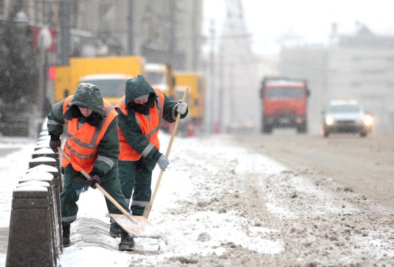 Качество уборки снега на улицах столицы контролируется онлайн