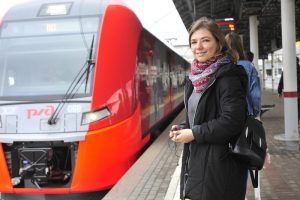 Пассажиропоток поездов МЦК в январе составил девять миллионов человек. Фото: Пелагия Замятина, «Вечерняя Москва»