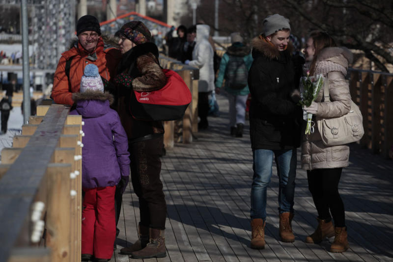 Потепление до минус трех градусов пообещали Москве на 8 Марта