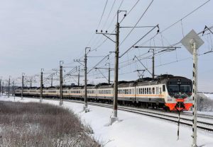 Снегопад в столичном регионе не повлиял на расписание движения поездов. Фото: "Вечерняя Москва"