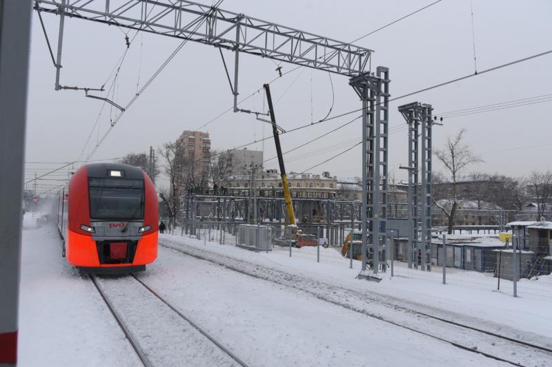 МЦК продолжило работать штатно в снегопад