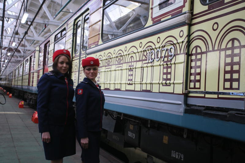 Поезд «Малый театр» запустили на Замоскворецкой линии метро