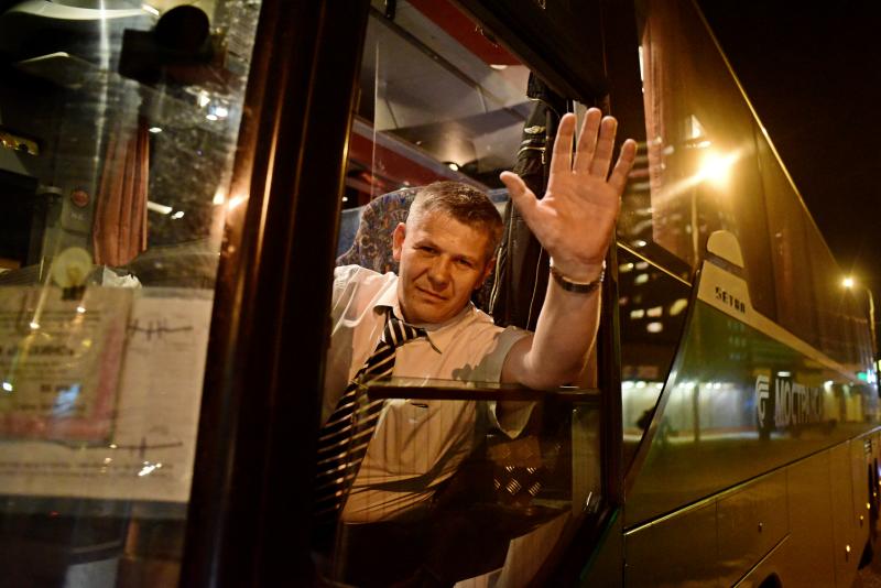 В столицу автобус прибывает на автостанцию «Варшавская». Фото: Антон Гердо, «Вечерняя Москва»