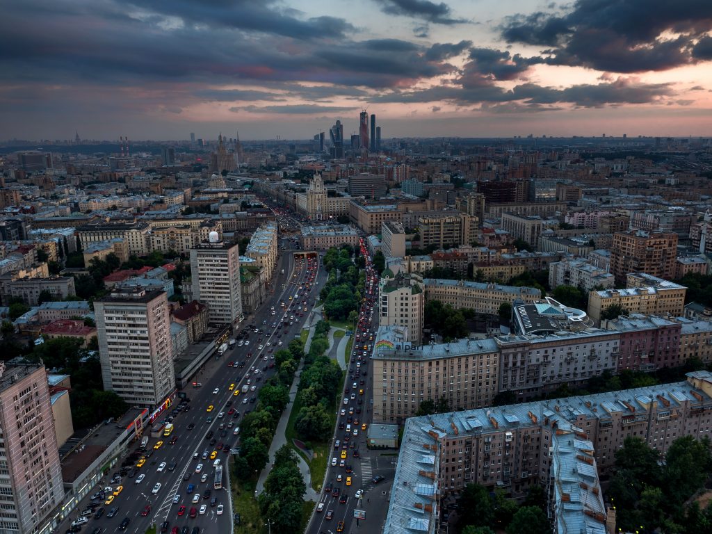 Москва с крыш домов