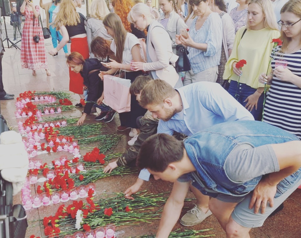 Акция «Вахта памяти. Вечный огонь 2018» состоялась в Даниловском районе. Фото: официальная страница Виктора Ленберга в социальных сетях