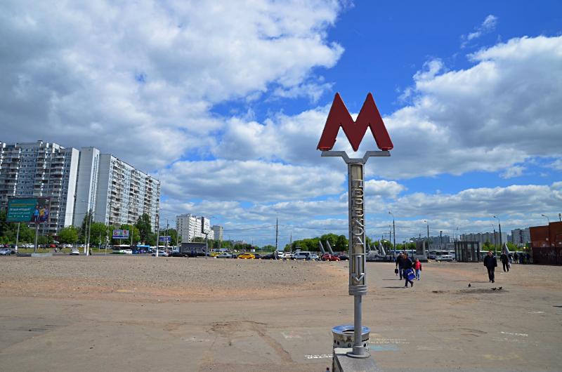 Площадка у станции метро «Красногвардейская», на которой появится фестивальный комплекс. Фото: Анна Быкова