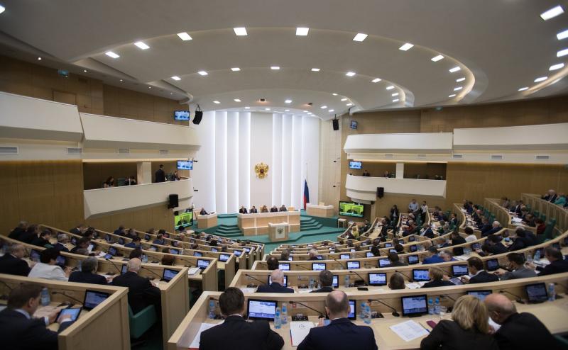 Активисты Молодежной палаты Нагатинского Затона посетили заседание Совета Федерации. Фото: сайт Совета Федерации