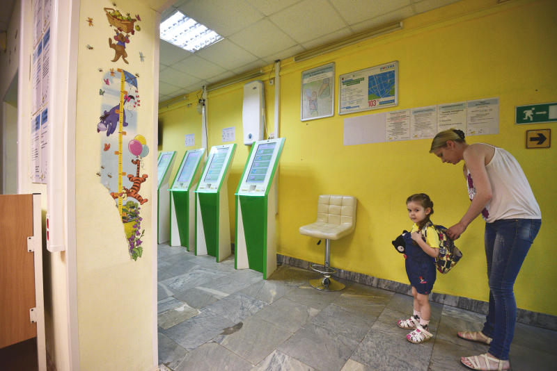 Площадь Детской поликлиники №12 увеличится за счет новой пристройки. Фото: Пелагия Замятина, «Вечерняя Москва»