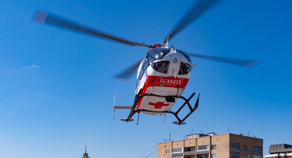 Медицинские вертолеты Москвы перешли на круглосуточный режим работы