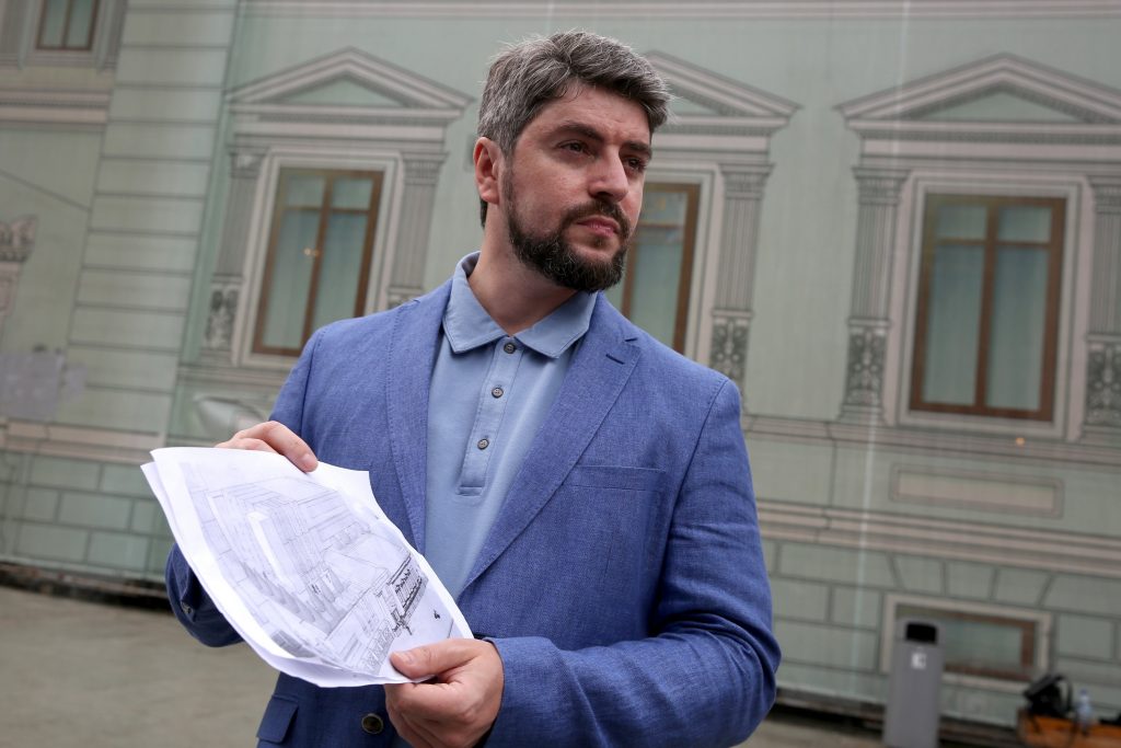 15 августа 2018 года. Кандидат Илья Свиридов. Фото: Агентство городских новостей «Москва».