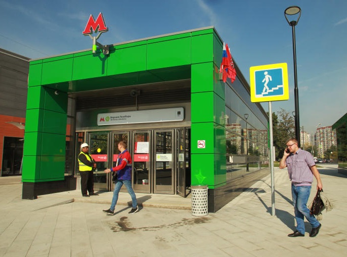 В Москве открыли северный вестибюль станции метро «Верхние Лихоборы»