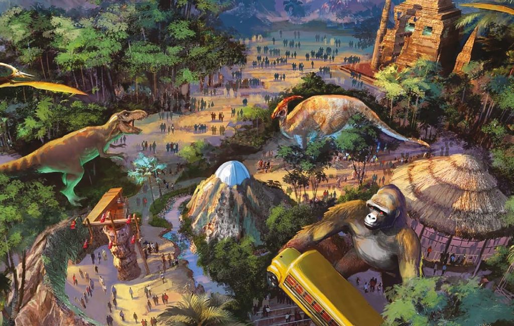Мир динозавров и дворец графа Дракулы: стали известны детали проекта «Остров мечты»
