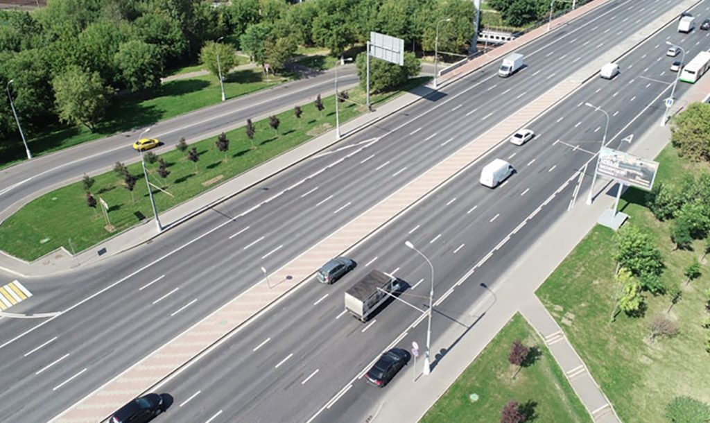 Обновили разметку на Каширском шоссе. Фото: официальный сайт мэра Москвы