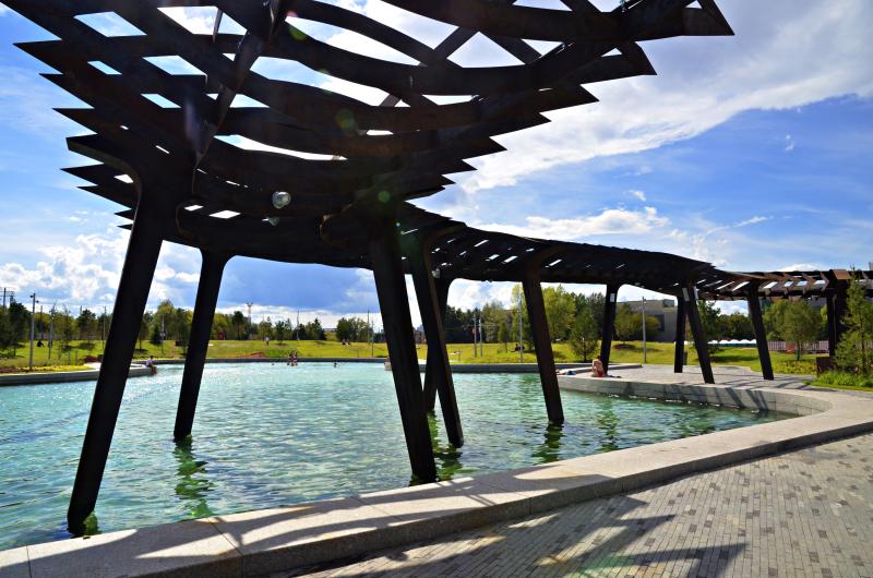 Уникальный «плавающий» бассейн появится на набережной Марка Шагала