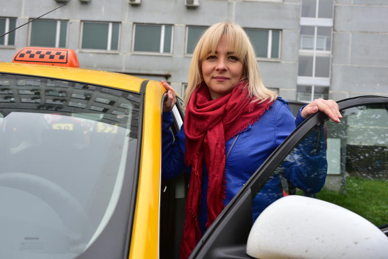 Сотрудники Департамента транспорта рассказали о московском сервисе такси. Фото: Пелагия Замятина, «Вечерняя Москва»