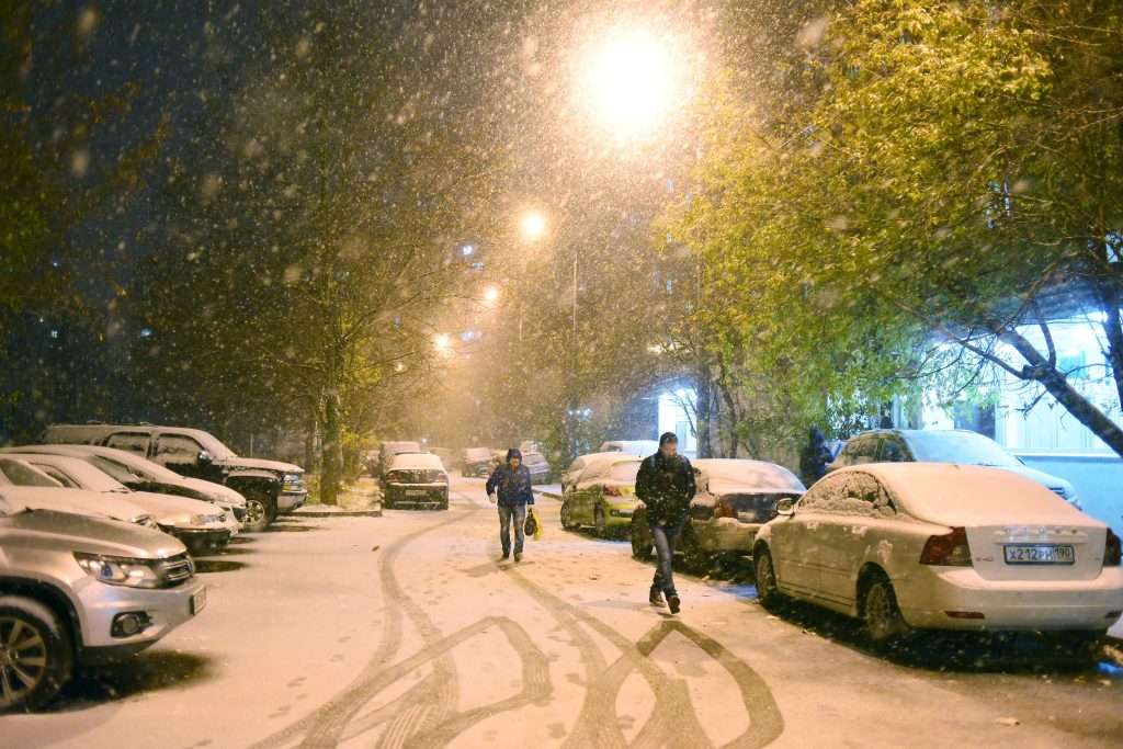 Выходные принесут в Москву снегопад