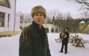 Кадр из сериала «В круге первом» (2006, режиссер Глеб Панфилов) по одноименному роману Александра Исаевича. В роли Глеба Нержина — Евгений Миронов.