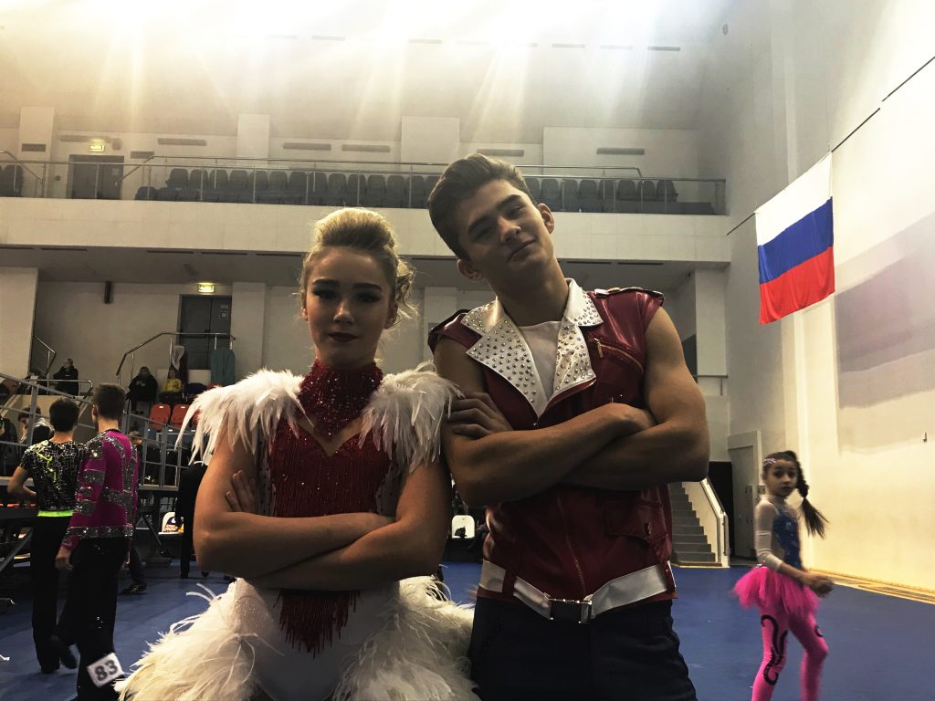 Участники турнира Николай Осадчук и Яна Зуева. Фото: Любовь Тимошкина