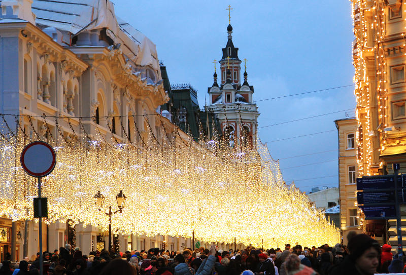 Новогоднее «Звездное небо» появится в центре Москвы