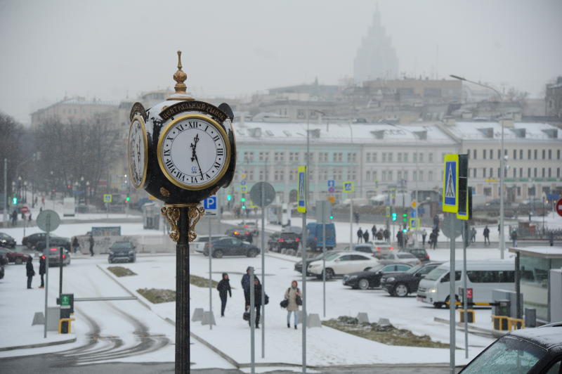 Облачная погода со снегом ожидается в Москве