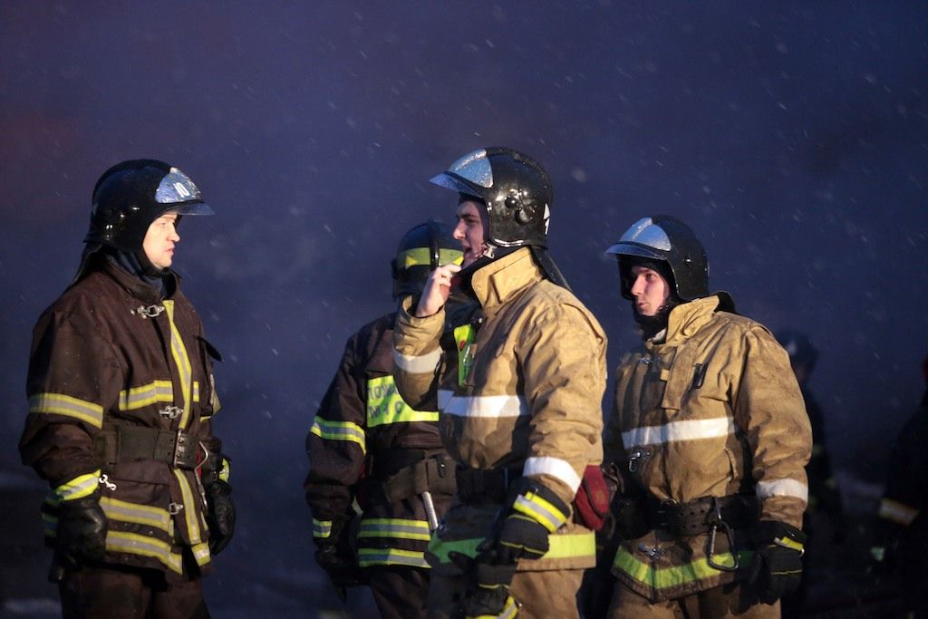На юге Москвы потушили 500-метровый пожар без пострадавших