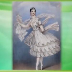 Первый костюм «Сильфиды». Мария Тальони. Фото: скриншот с видеохостинга YouTube